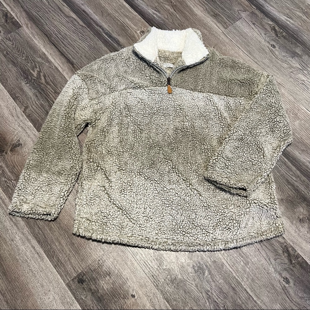Warm and Cozy - 1/4 zip Sherpa sweater